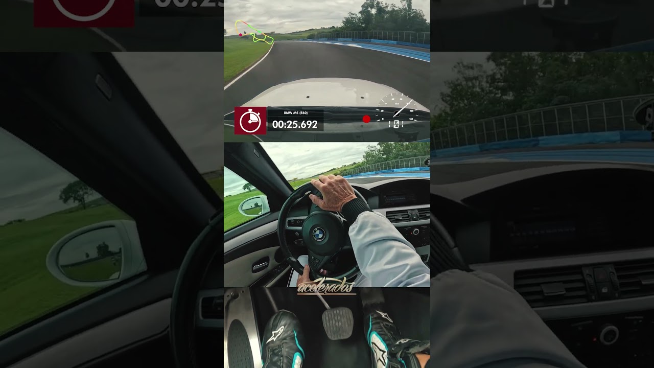 ONBOARD: BMW M5 V10 NA VOLTA RÁPIDA COM RUBENS BARRICHELLO! 😱