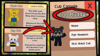 New Cub Console Cub Buddy Bee Swarm S Bear Helper Roblox Bee