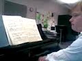 Me practicing for my midyear