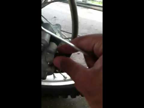 how to bleed crf 450 brakes