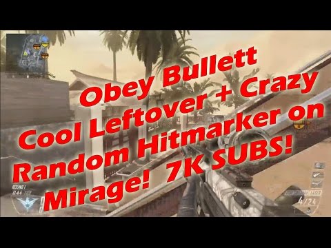 Obey Bullett: Cool Leftover + Crazy Random Hitmarker on Mirage! (7K SUBS!)