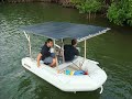 Solar Inflatable Boat -- www.BoatsToGo.com