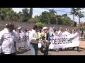 Marchan en contra de elección de Fiscal y Magistrados