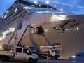 costa concordia durante le riparazioni
