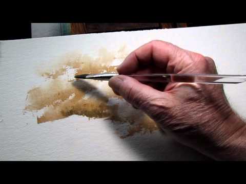 Mini Demo of Key Watercolor Technique (2)--the Sponge