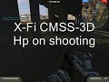 X-Fi CMSS-3D on and off