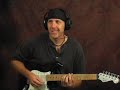 Blues Jam Track with lesson and Fender Stratocaster Guitar