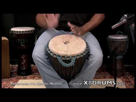 how to measure djembe head size