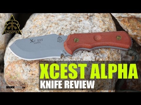 TOPS XCest Alpha Survival Knife and Kit Review | OsoGrandeKnives
