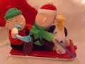 Peanuts Dancing Christmas Sleigh Thing