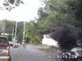 Dirt Bike Wheelie Crash 