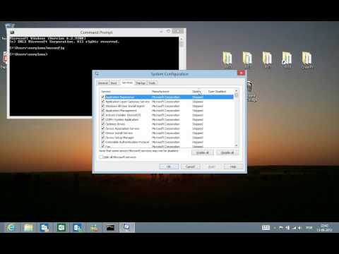 how to msconfig windows 8