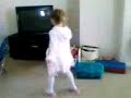 Riley dancing and singing Jingle Bells