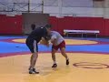 Sammie Henson Olympic wrestling training session 3