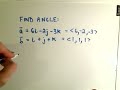 Vectors - The Dot Product Vectors - The Dot Product