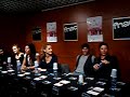 entr�e d'anne-laure, merwan, chris et manu lors de la s�ance de d�dicace a la fnac de monaco le 21.02.07