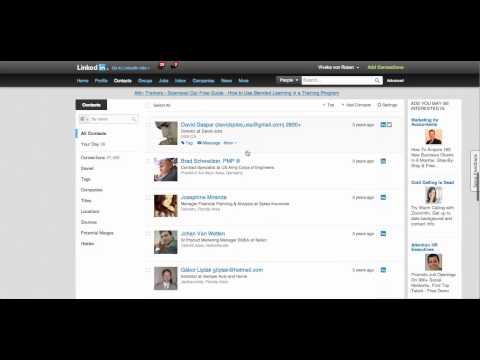 how to contact on linkedin