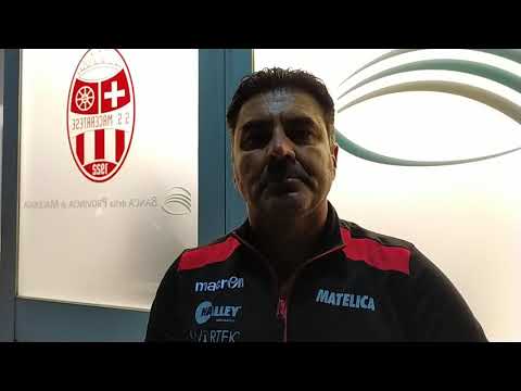 Mister Colavitto al termine di Matelica-Arezzo 2-2