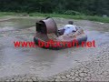 Personal hovercraft drifiting in circle