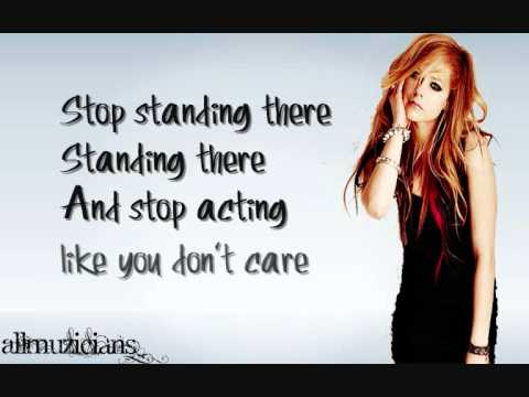 Tekst piosenki Avril Lavigne - Stop Standing There po polsku