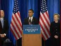 obama named washington lawyer eric holder as attorney general and arizona gov. janet naploitano as homeland security chief. he also named two senior foreign policy positions outside the cabinet, including campaign foreign policy adviser susan rice as u.n. ambassador.

obama introduced clinton first, saying of his former presidential rival, 