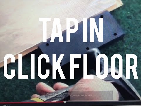 how to fit laminate tile effect flooring