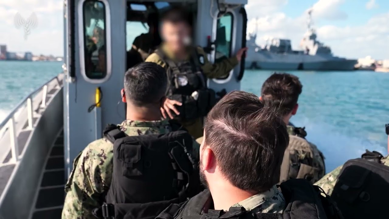 חיל הים הישראלי בתרגיל משותף עם הצי החמישי האמריקאי