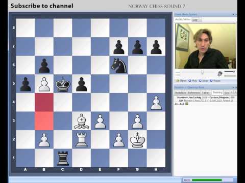chess - Daniel King demonstrates Karjakin vs Nakamura and Hammer vs Carlsen from round 7 of the Norway Chess Tournament.. Click here for Daniel King's latest Power P...