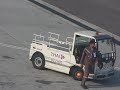 Thai Airlines Airport Mini Vehicle arrives at terminal  2