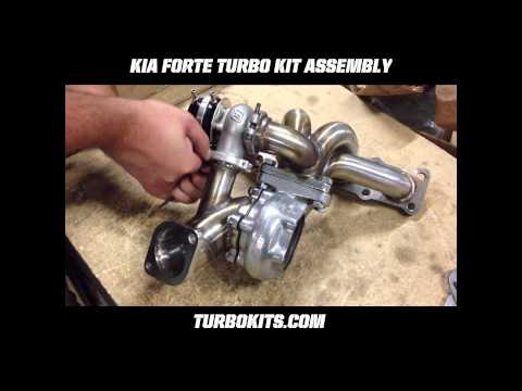 Kia Forte Turbo Kit Assembly – Manifold, Turbo (Turbine Housing), Wastegate & Turbo Outlet Pipe