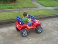 John's Powerslide in his 18 volt modded Jeep!