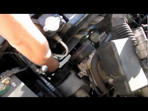 98 Ford Ranger Idler Pulley and Tension Pulley Replacement 3 liter V-6