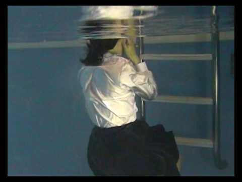 girl fight underwater