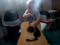 Jacob playing the guiar