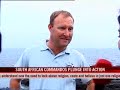 South African commandos plunge into action