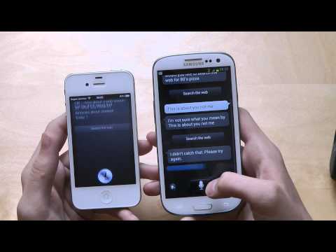 Siri Meets S Voice! Samsung Galaxy S3 vs. Apple iPhone 4S Voice Talk