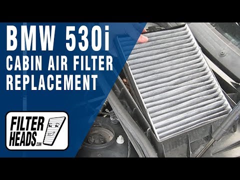 Cabin air filter replacement- BMW 530i