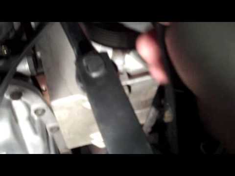 how to change serpentine belt on hhr