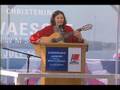 USCG National Security Cutter Waesche Christening Ceremony