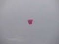 Chinese floating lantern almost drowns