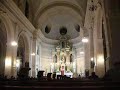 Rīga sv. Alberta Romas katoļu baznīca 14.nov.2008. Aglonas bazilikas koris Agnus Dei Dieva JērsAgnus Dei qui tollis peccata mundi, miserere nobis. Agnus Dei qui tollis peccata mundi, miserere nobis. Agnus Dei qui tollis peccata mundi, dona nobis pacem.