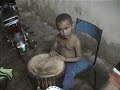 Kid Drummer at Practice in Africa!