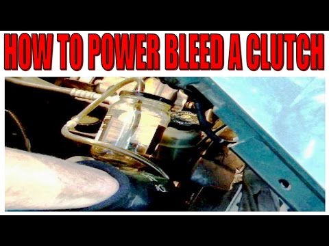 how to bleed manual clutch