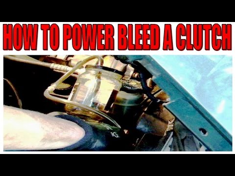 how to bleed g35 clutch
