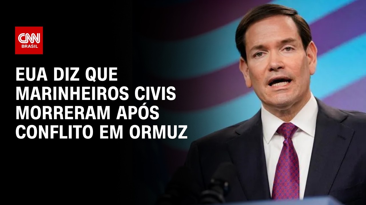 Marinheiros civis MORREM NO ESTREITO DE ORMUZ, diz secretário de Estado dos EUA