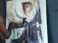 3 of series--Genius at Work: WILLY BARUTI, Congolese Painter