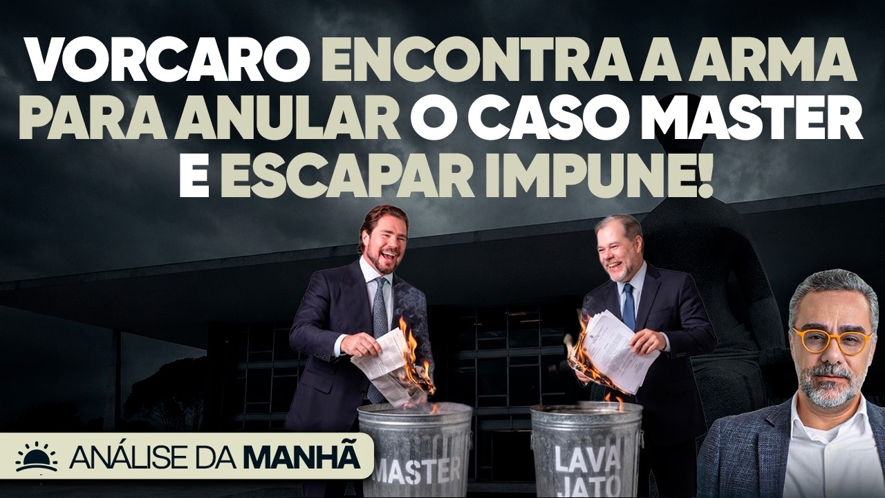 🚨 A Arma Secreta de Vorcaro Para Anular o Caso Master: Veja!