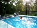 Juicy bicycle kick at work