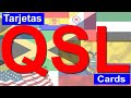 Coleccion de QSL de Yimber Gaviria, Colombia
