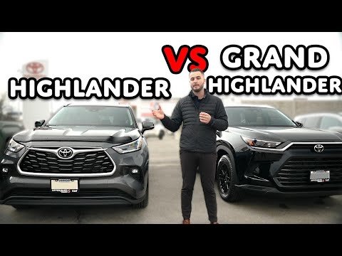 toyota highlander vs grand highlander whats a better bargain full review